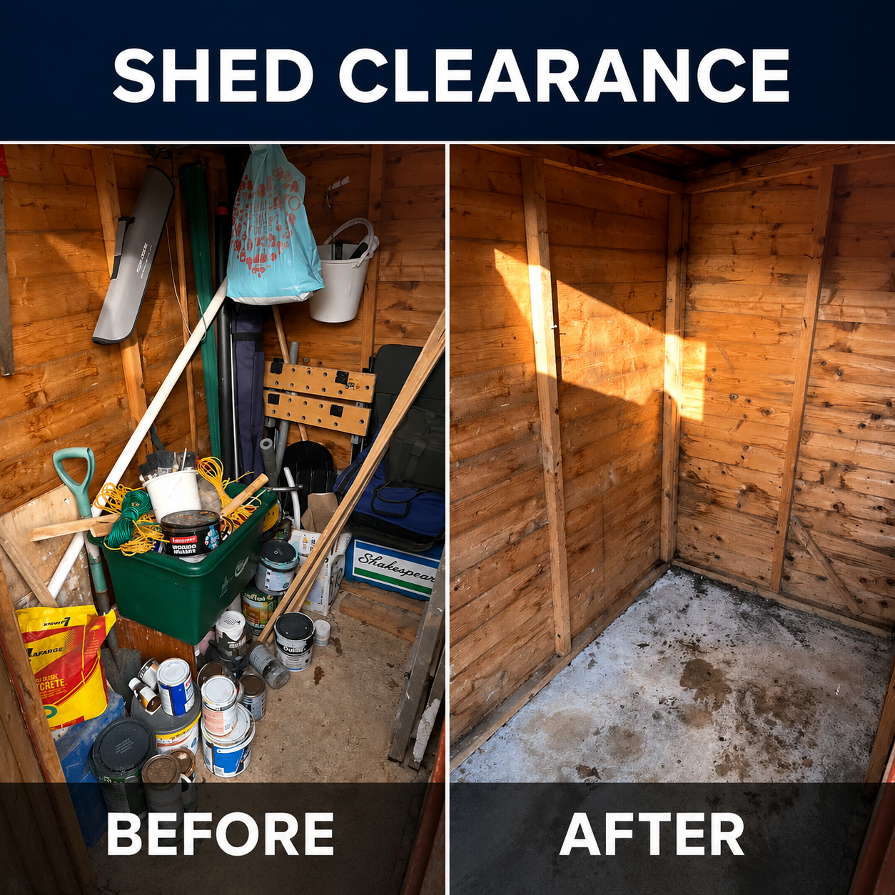 Shed Clearence